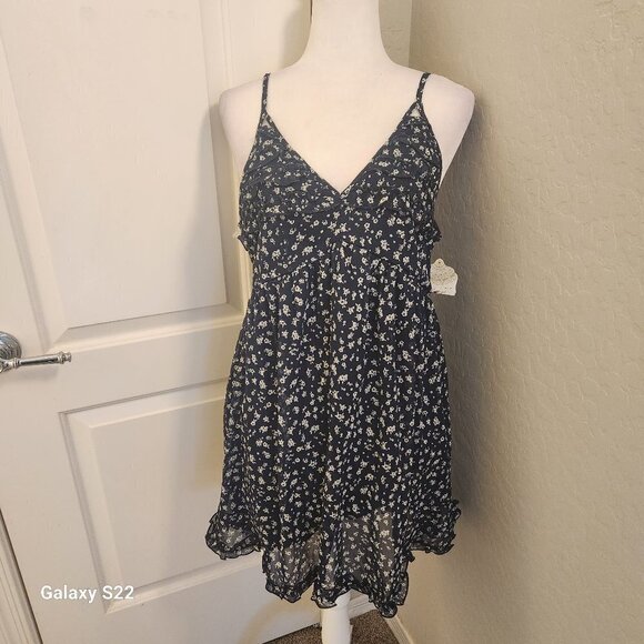 Altar'd State Navy Blue Dress. NWT. Size Large - Picture 1 of 11